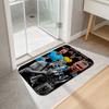 EH poster Flannel Kitchen Mat Christmas Soft Area Rug Non Slip Floor Carpet Home Decoration
