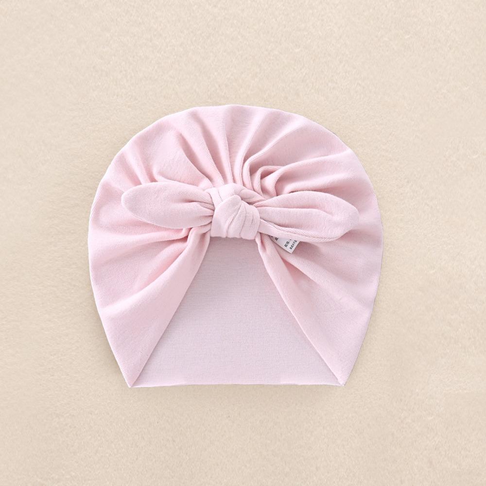 Cartoon Baby Fetal Cap 0-5 Months Newborn Turban Hat Windproof Boneless Muslin Hat  Toddler