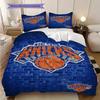 Biancheria da letto Passion Court New York Knicks(1 * copripiumino + 2 * federa, senza nucleo)Copripiumino e federa regalo di Natale compleanno