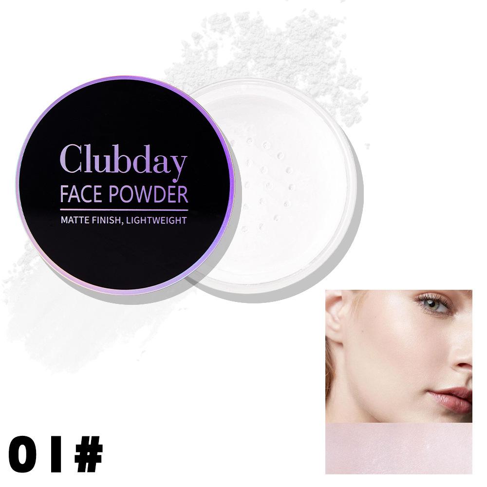 Matte Concealer Grooming Powder Facial Sweatproof No Makeup Control Oil Setting Loose Powder 6g