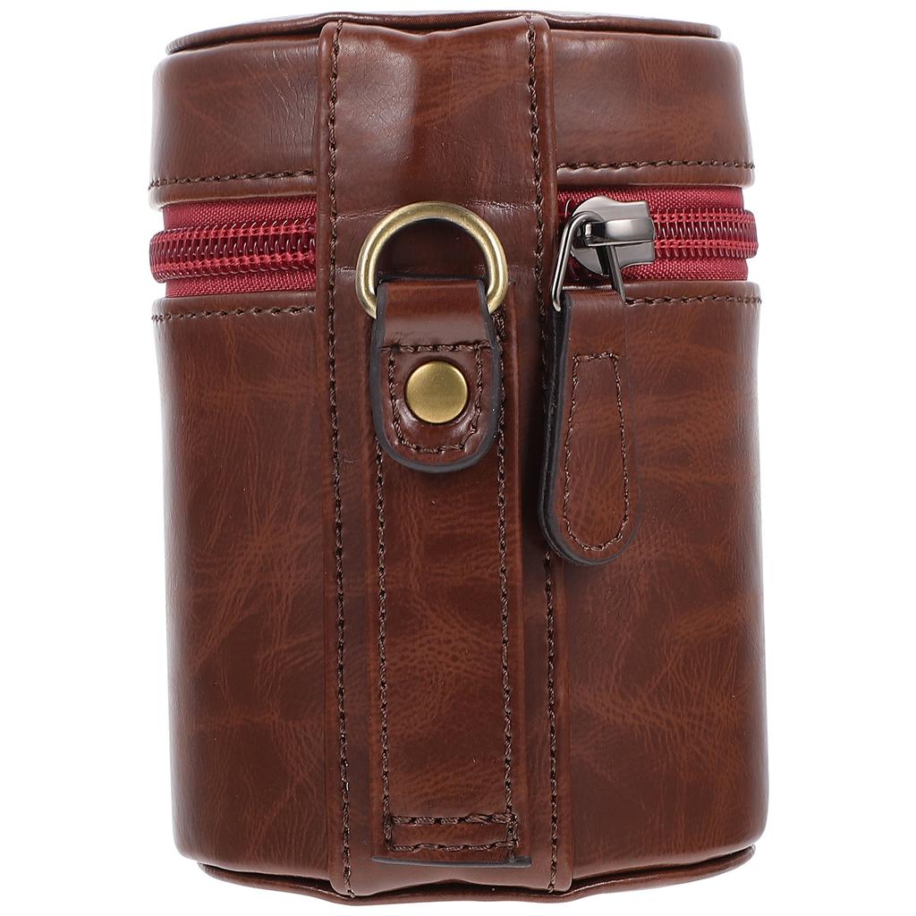 Borsa Impermeabile per Obiettivi Fotografici Realizzata in Materiale PU Premium Leggera Compatta Anti-Caduta Custodia per Obiettivi per Tutti