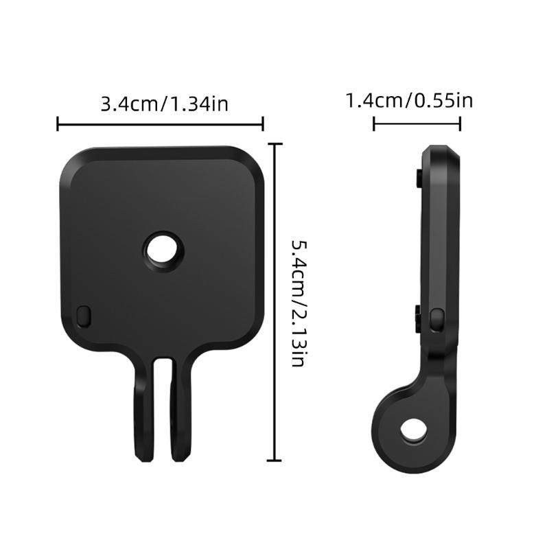Magnetic Action Camera Holder Double Claws Grip For Helmet Tripods Mounts Rapid Toolless Installation Aluminum Material