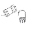 Armor-Knuckle-Joint Ring Double-Loop Activity Ring Halloween Cosplay Costume