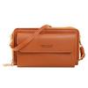 2025 Women's Large Capacity Multifunction Crossbody Phone Bag - Stylish, Simple Solid Color Design