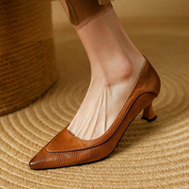 Cm Thin Heel Shallow Mouth Single