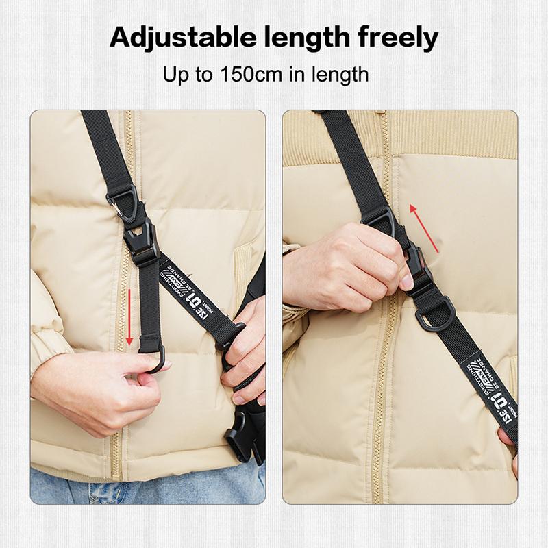 1 Pièce Sangle Bandoulière Multifonctionnelle d'Extérieur Longueur Réglable Tactique Rangement Sangle d'Épaule Sangle de Sac Bandoulière Pour Sacs à Dos