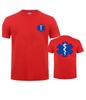 EMT Emergency Ambulance Print T-Shirt Men's Fashion Summer Streetwear T-Shirt Casual Sports Short Sleeve Shirt