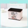 Cutie de depozitare drăguță cu capibară, cu design pliabil, pentru machiaj, bijuterii și papetărie