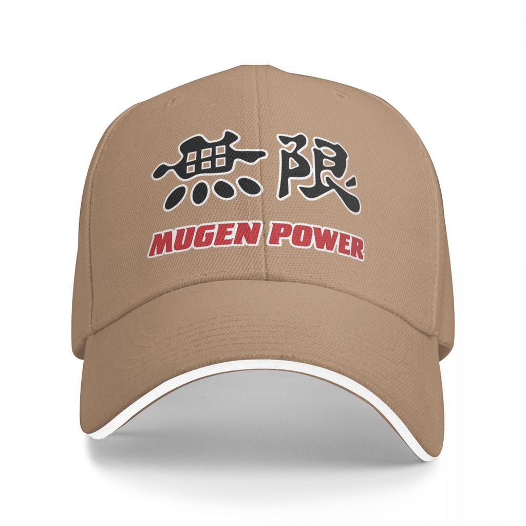 Unisex Baseball Hats Mugen Power Racing Logo Outdoor Streetwear Summer Sports Baseball Caps Hip Hop Cap Casquette Hats