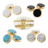 3pcs/set Trumpet Valve Cap Metal replacement Trumpet Finger Buttons Shell Buttons Trumpet Repairing Instruments Parts