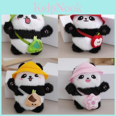 Captivating Plush Panda Doll Keychain Cozy Stuffed Animal For Backpack Decor