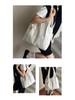 Korean Style Minimalist Large Capacity Printed Shoulder Tote Bag for Women