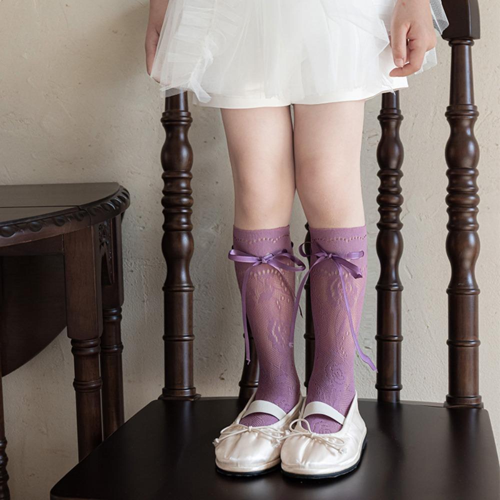 1 Pair Lace Trim Lace Socks Thin Material Lolita Socks Cute Style Slouch Socks Casual Wear