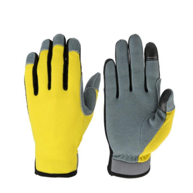 Gardening Gloves Deer Leather Wear Resistant Non-slip Russian Work Gloves Garden Planting Garden Labor Protection Gloves