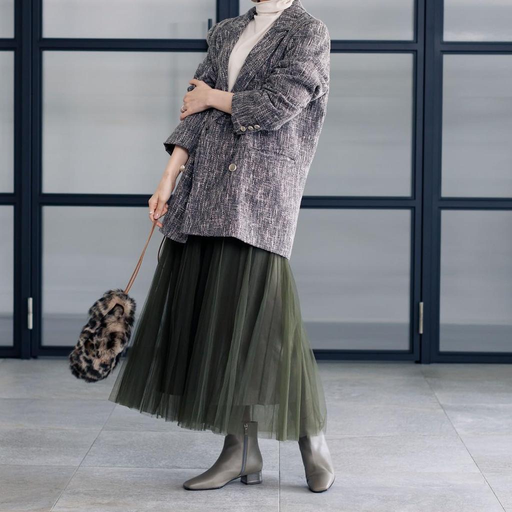 Toe Short Khaki 220 HIMIKO/Himiko/Square Boots/631402