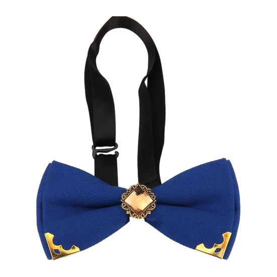 Bow Tie Adjustable Fit Shiny Rhinestone Design Men Bow Tie Weddings Groomsmen Business Formal Occasions Party Accessories