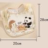 New Gauze U-shaped Baby Bibs Cute 6 Layers Cotton Saliva Towel Newborn Burp Cloths Bandana Scarf for Boy Girl Feeding Drool Bib