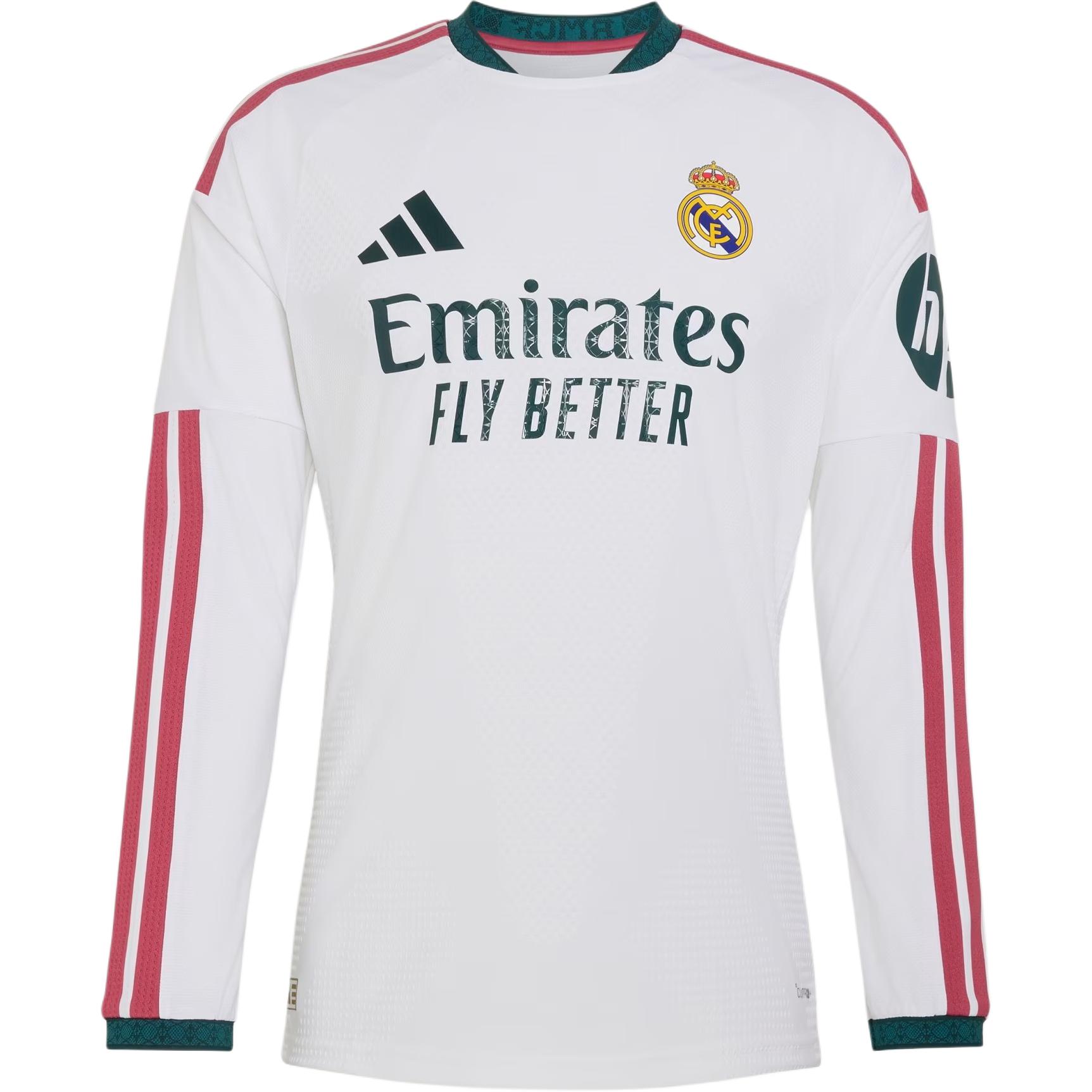 Adidas Real Madrid 26-27 Season Home Long Sleeve Football Jersey Player Version Unisex jersey KC3943 S