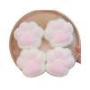 Mochi Taba Squishy NEW Fidget Random Color1pcs Kawaii Plush Cat Paw Silicone Small Cute Pink Cat Foot Pinching Pinching and Deco