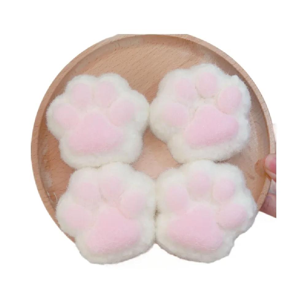 Mochi Taba Squishy NEW Fidget Random Color1pcs Kawaii Plush Cat Paw Silicone Small Cute Pink Cat Foot Pinching Pinching and Deco