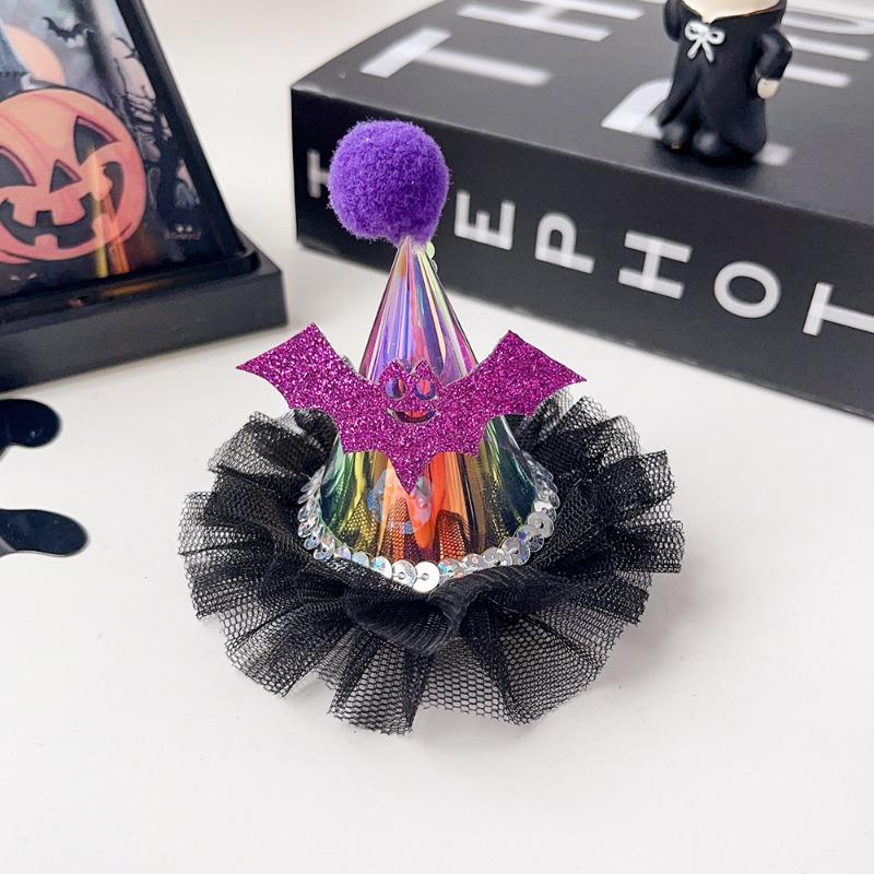 Halloween Funny Pumpkin Ghost Bat Side Clip Top Clip Festive Atmosphere Hair Accessory