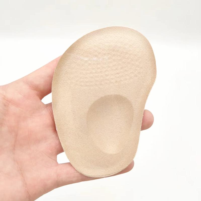 Forefoot Pad Massage Silicone Insole for High Heels – Shock Absorbing, Thickened, Arch Support.