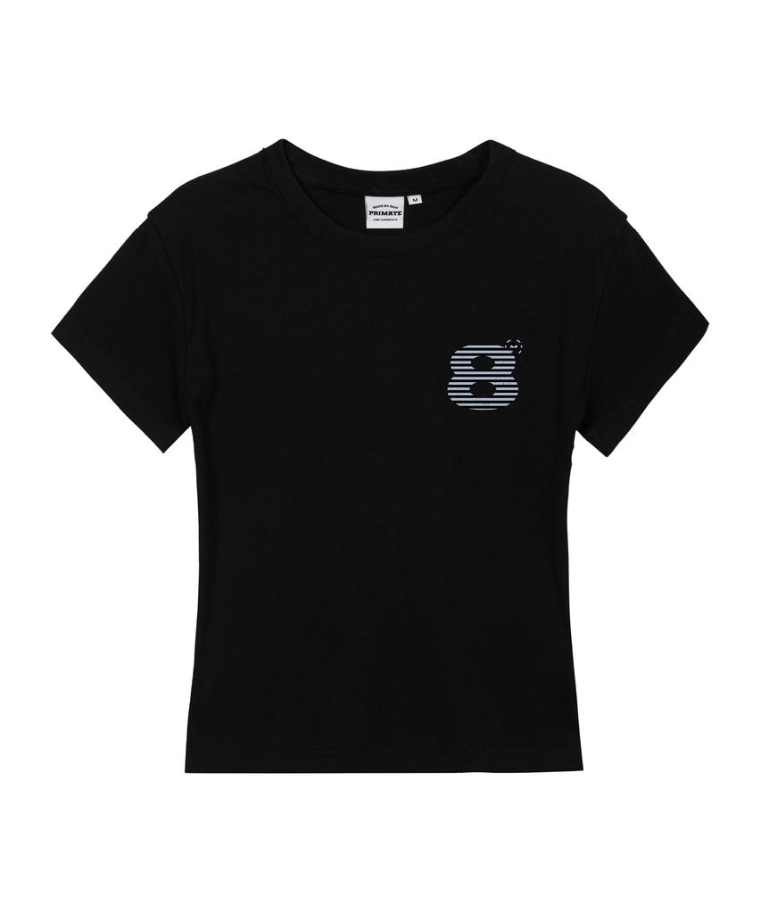 PRIMATE Stripe Ball Women'S Slim Fit Short Sleeve T-Shirt 2 Colors