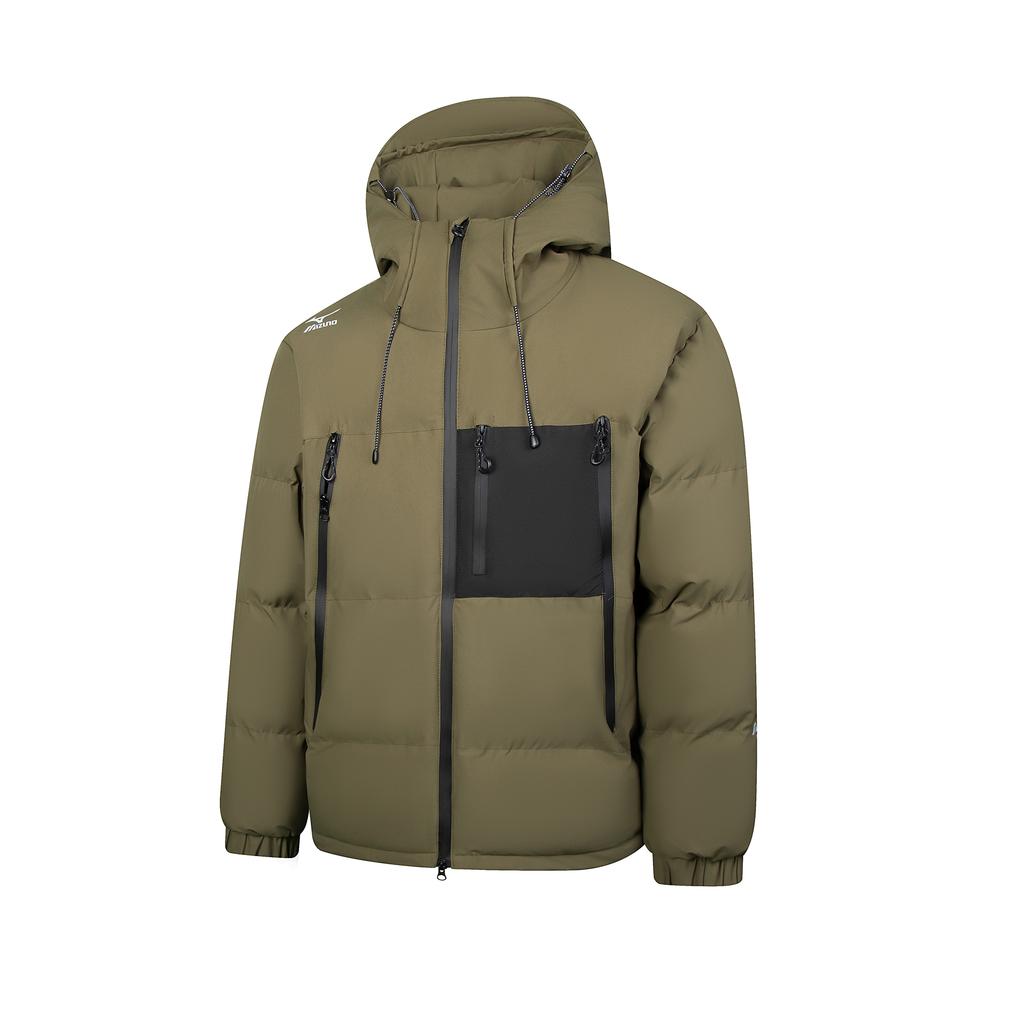 Mizuno Puffer Jackets Unisex Hooded Thickened Quilted Padded Jacket A2CE2C14