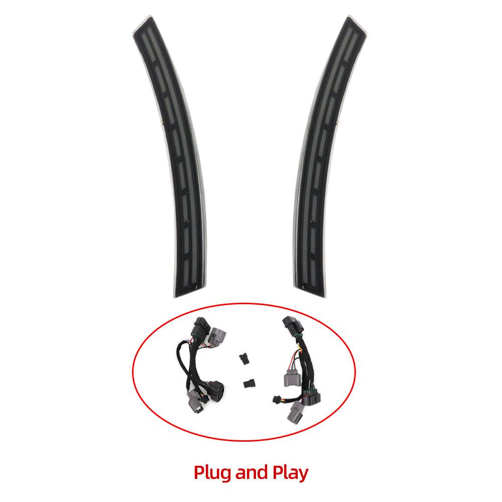2PCS LED Side Maker Light For Honda CRV CR-V 2024 DRL Wheel Arch Turn Signal Lamp Daytime Running Light Car Accessories