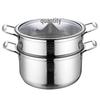 SHENGHENG 304 Stainless Steel Steamer and Soup Pot