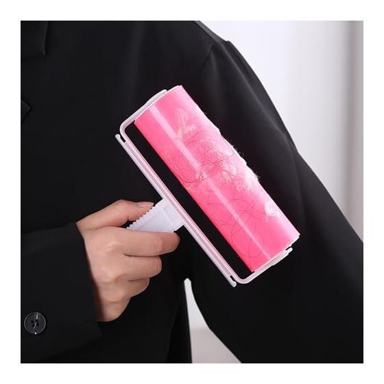 [FLYGWIN] Washable and Reusable Adhesive Cleaner, Adhesive Roller Type, for Carpets, Futons, and Bedding, Hair Removal Tool, Pet Hair Removal,
