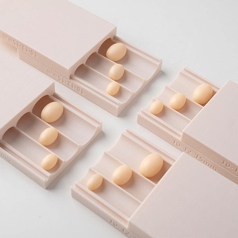 Polymer Clay Shaping Mold for Jewelry Making, Oval Raised Texture Tool with Guide Plate and PLA Three Channel Body, 2 Set Craft Kit