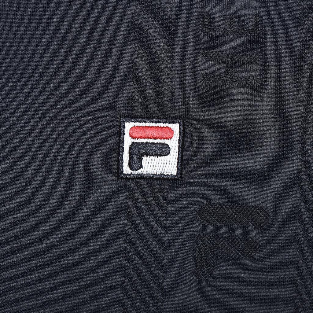 FILA Solid Color Casual Knit Stand Collar Long Sleeve Jacket Men jackets Dark-Blue F11M411503A-NV