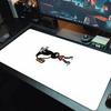 Black Duck Sticker Large Size Mouse Pad Large Gaming Table Cushion Nonslip Laptop Tablet Big Mousepad Xxl Mat Mini Pc Playmat With Lock Edge
