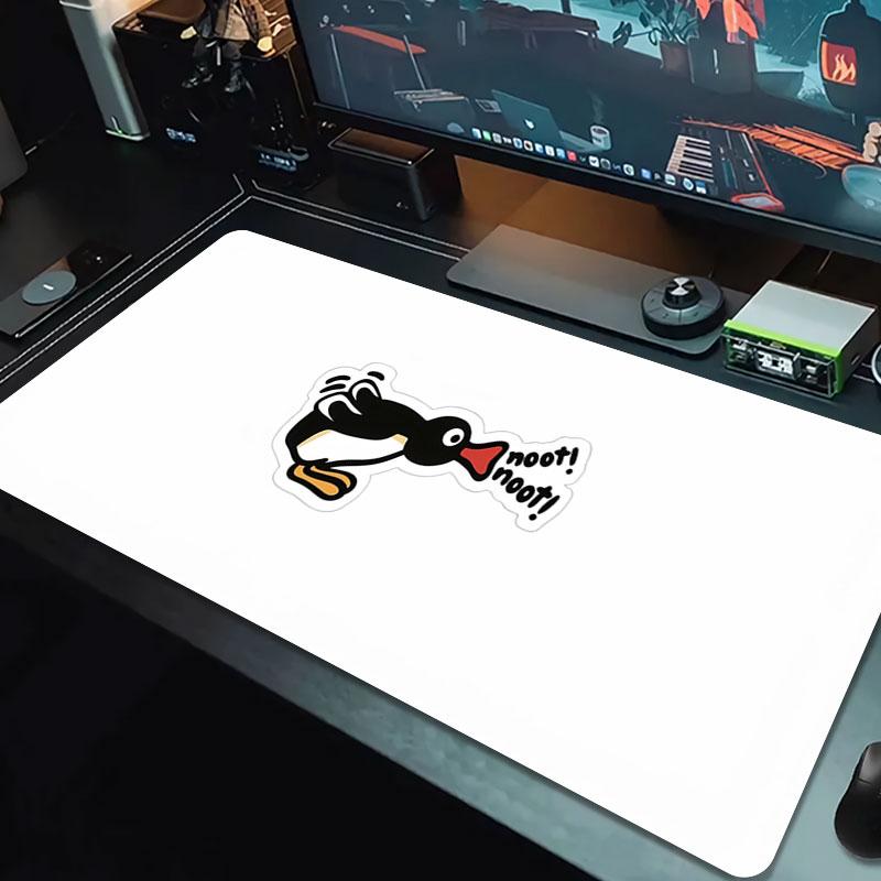Black Duck Sticker Large Size Mouse Pad Large Gaming Table Cushion Nonslip Laptop Tablet Big Mousepad Xxl Mat Mini Pc Playmat With Lock Edge