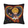 Pillow Case Cute Cartoon Rainbow Girls Soft  Pillow Cover For Sofa Home Decor Novelty Pillowcases
