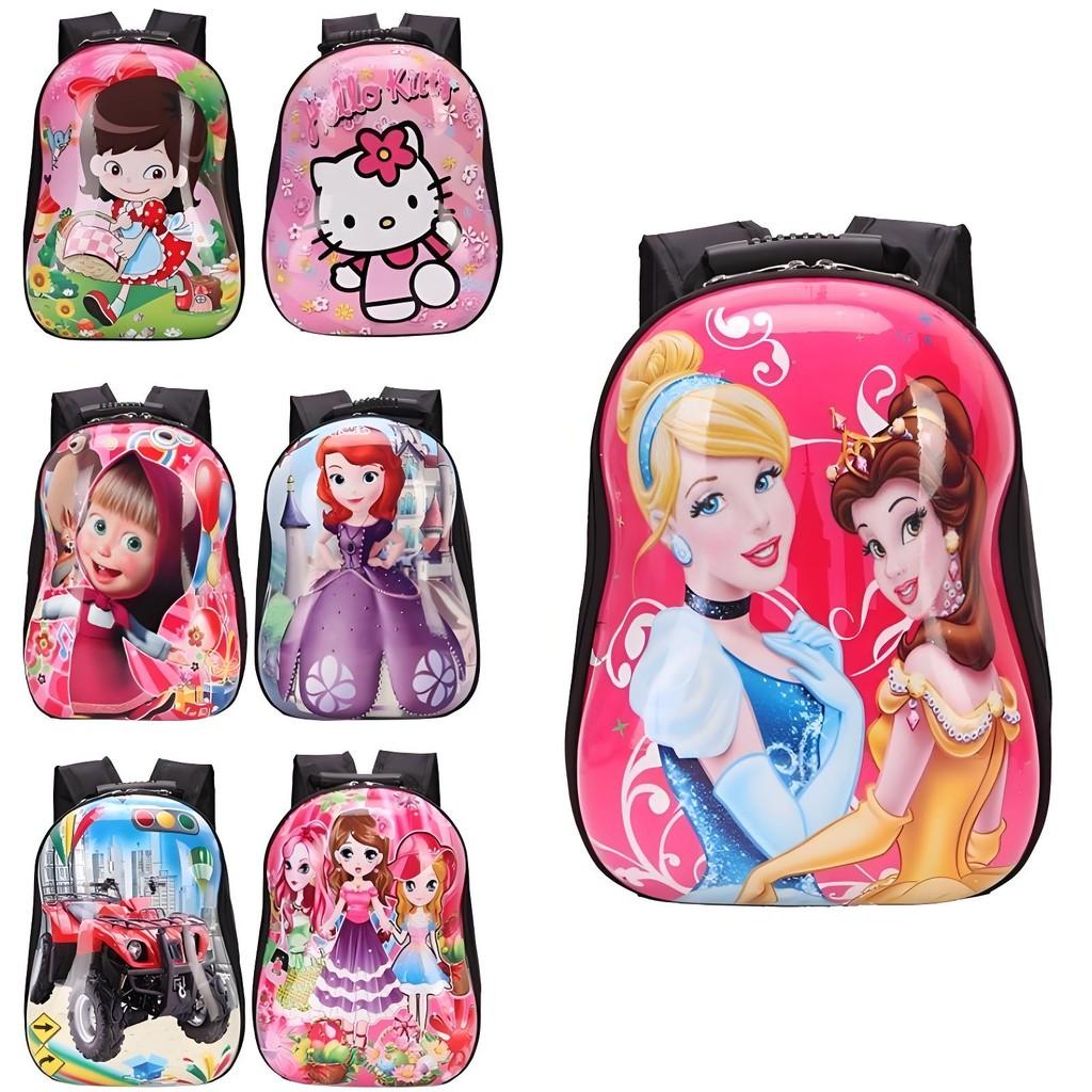 Frozen Me Despicable Sofia The First Kids School Students Backpack