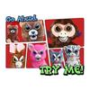 Feisty Pets Brown Bear Langs Japan (RANGS) Face Tippet Angry Bear Changeable Expression Stuffed Toy
