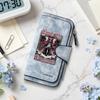 Gothic Punk Long Wallet for Daily Use Cool Dark Style Card Holder Fashion Portable Durable Purse