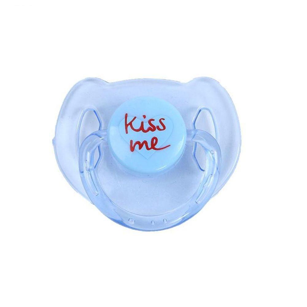 Pure Color Doll Magnet Pacifier Lovely Print Baby Doll Pacifier Bottle Doll Toy  Doll Accessories