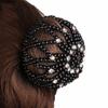 Furling Ladies Crystal Snood Dancing Elastic Balle Pearl Hair Nets Headwear Bun Net Hair Bun