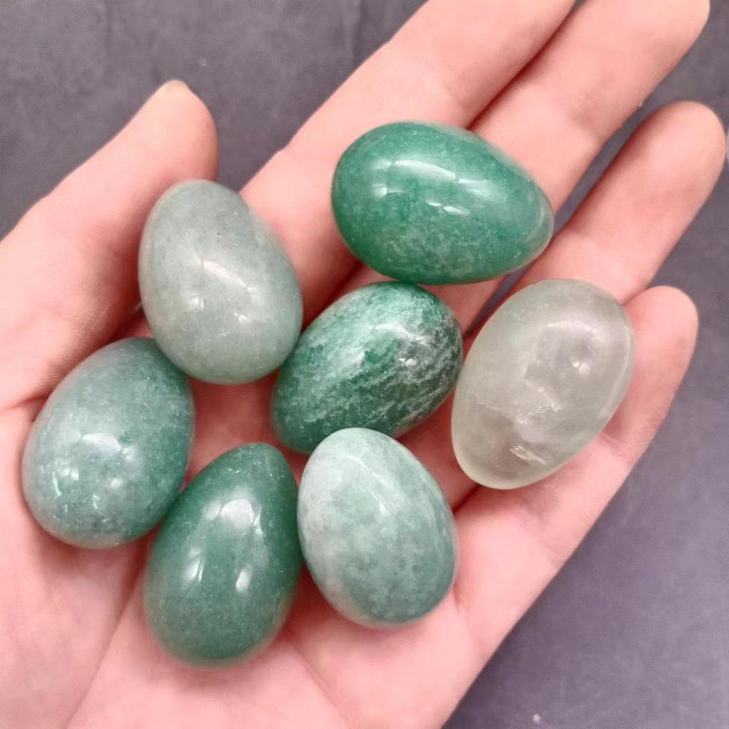 Färgstarka Fågeläggstenar: Kattöga, Agat, Jade, Röd Jaspis, Obsidian, Opal