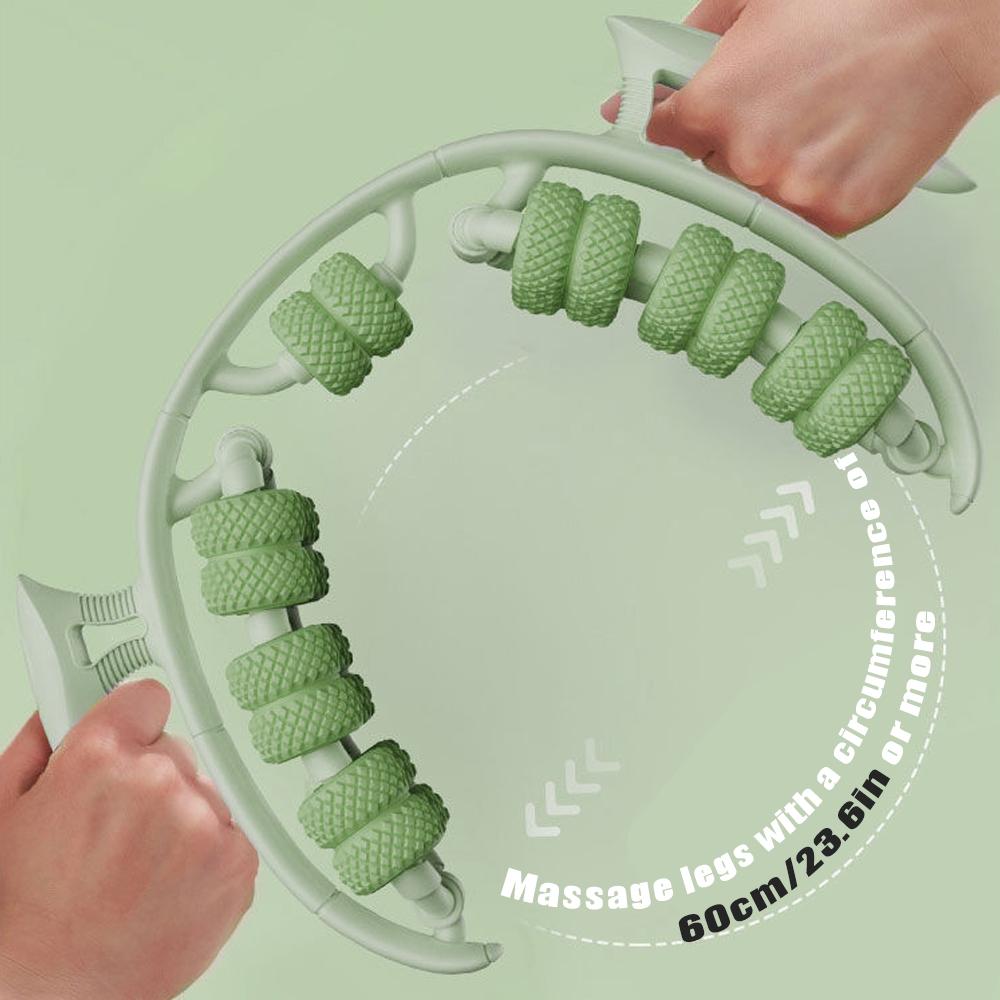 26 Wheels Circular Lymphatic Drainage Massager Portable Handheld Cellulite Massage Tool For Calf Arm Relax