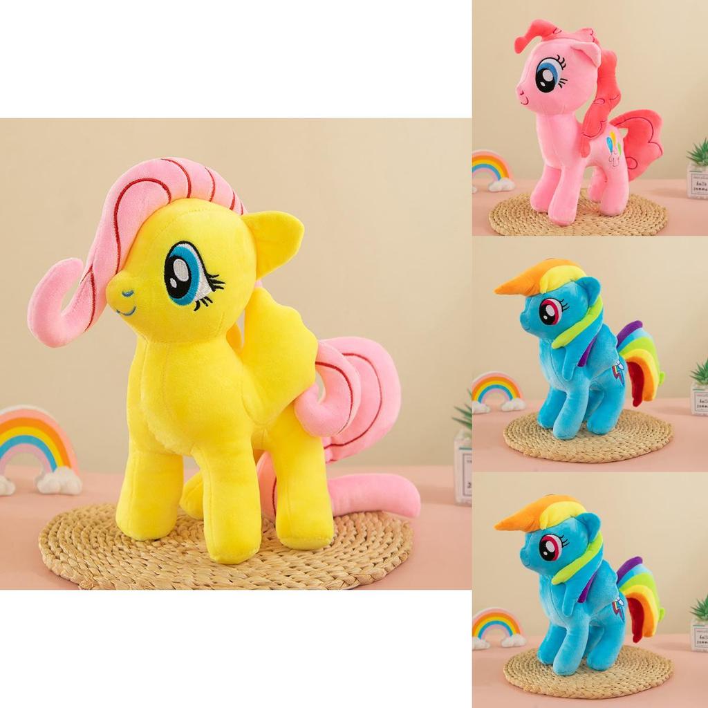Peluche Cavallino Bambola Cuscino Morbido Peluche Giocattolo Perfetto Per Regalo di Compleanno per Bambine