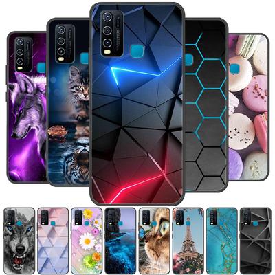 For Coque Vivo Y30 Y50 Case Silicon Back Cover Phone Case For Vivo 1938 1935 Cases Soft Bumper Funda for Vivo Y50 Y30 6.53" Bag