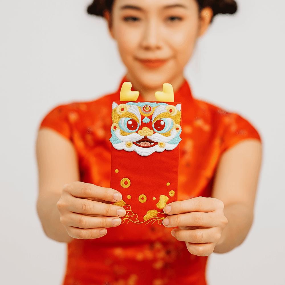 Chinese Style Lucky Money Bag Traditional HongBao Spring Festival Essentials Red Packet  Wedding