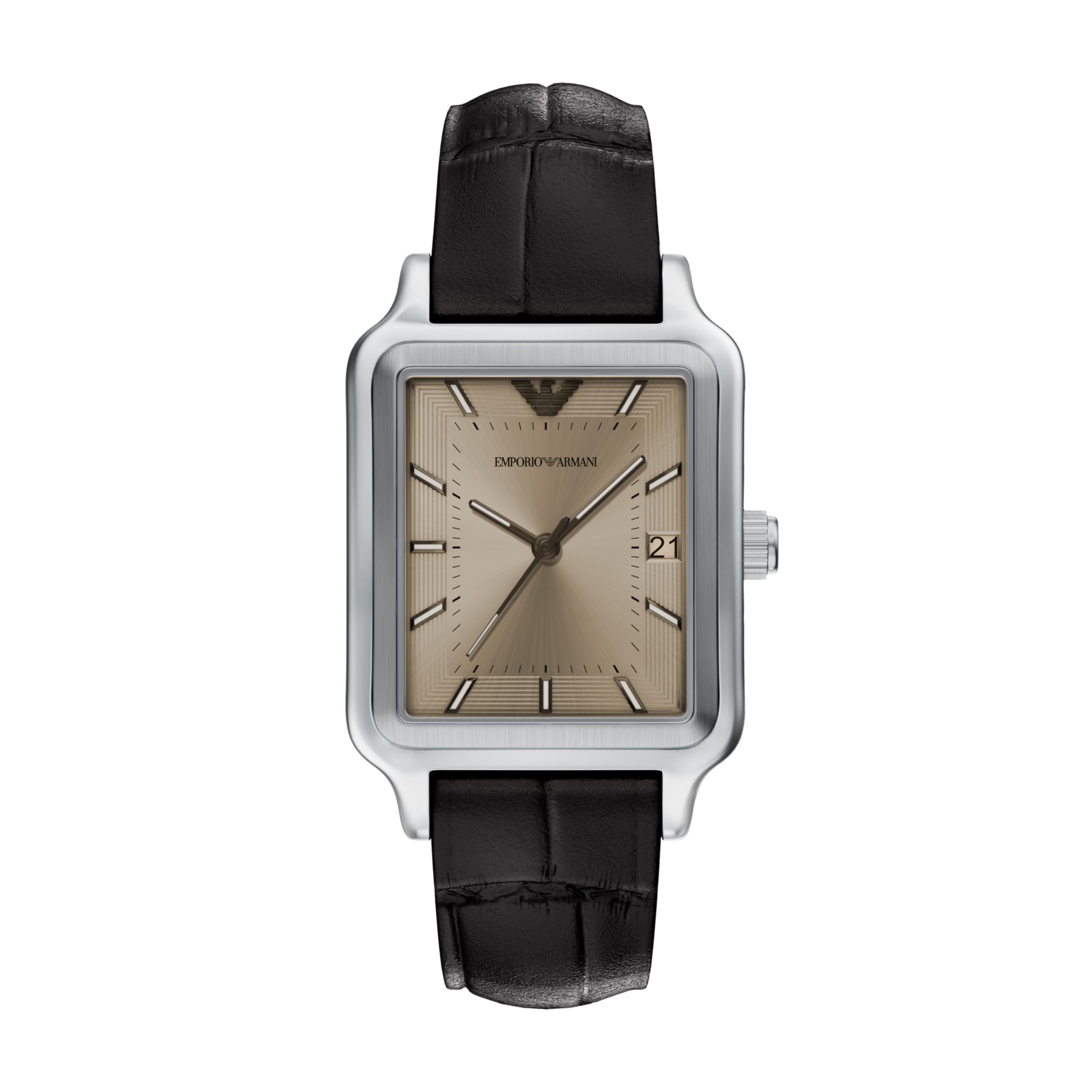 Мужские аналоговые часы Emporio Armani с кожаным ремешком AR11756
