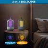 2-in-1 Camping Mosquito Killer Lamp Portable USB Rechargeable Bug Zapper Tent Light For Outdoor