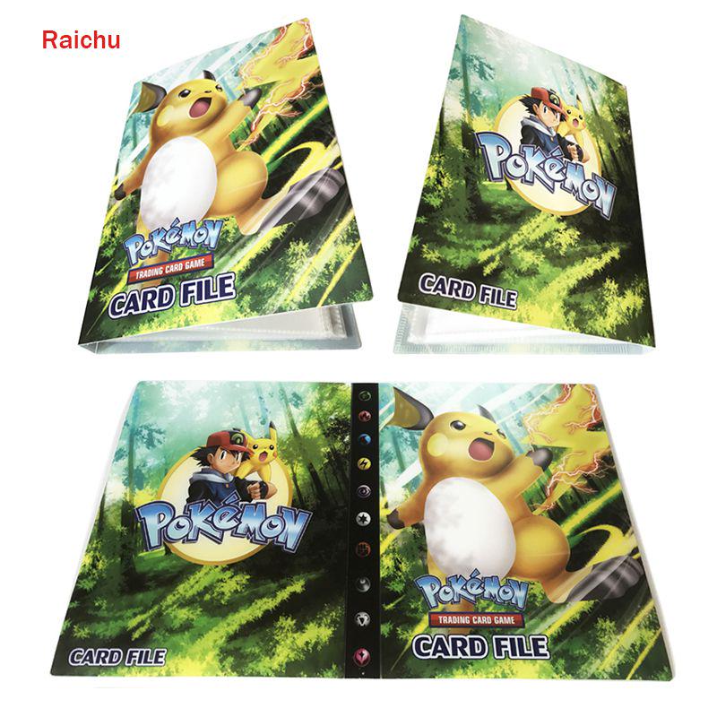 

Ультра Портфолио Карты Папка Альбом для Защиты Торговых Карт Подарочный Биндер Raichu（240pc）