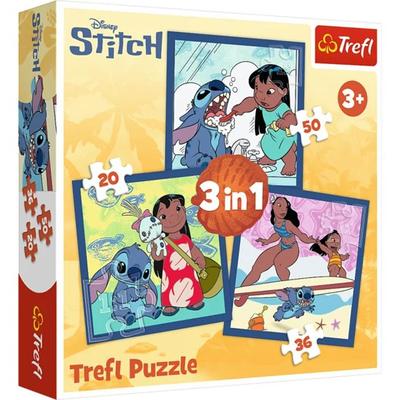 3-in-1 Puzzle Time WITH Stitch 34896